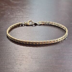 Gold plated bracelet